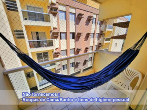 02 dorms c/Ar Cond, Varanda, Wi-Fi, Lado Praia - Portaria 24h